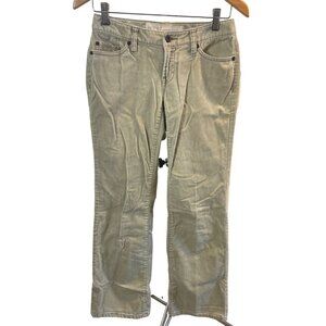 Ann Taylor Loft Tan Corduroy Curvy Bootcut Pants Sz 0P